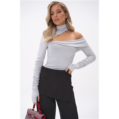 Лонгслив Крис (светло-серый)