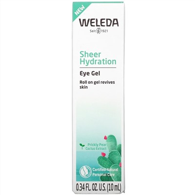 Weleda, увлажняющий гель для кожи вокруг глаз, 10 мл (0,34 жидк. унции)