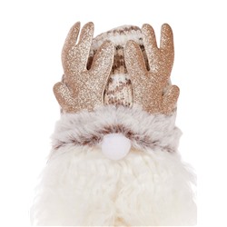 Фигура текстиль «Гном лосяш» 33 см, 1 LED, от батареек AG10×3, свечение тёплое белое