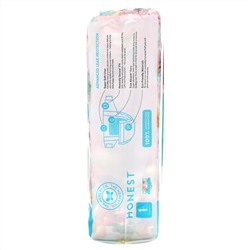 The Honest Company, Honest Diapers, Size 1, 8-14 Pounds, Rose Blossom, 35 Diapers