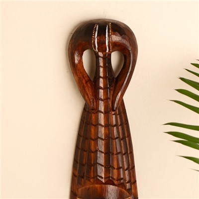 Маска «Абориген», 50×12×4 см, дерево