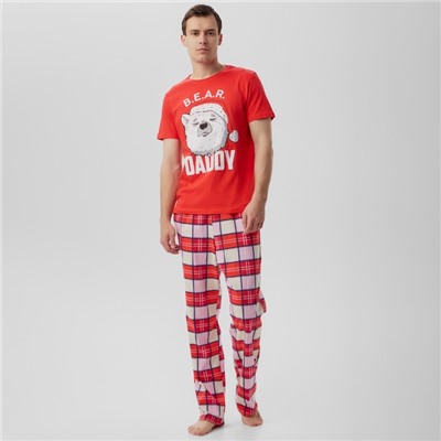 Пижама мужские KAFTAN "Bear" размер 56