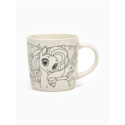 Роспись кружки и шара красками «Лошадка с подарком», 300 мл