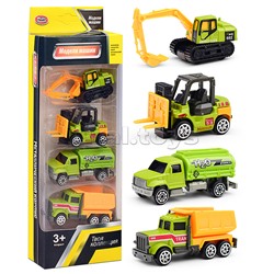 Набор машин "Строим вместе-2" в коробке