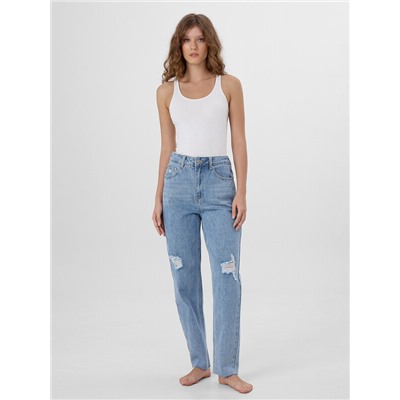 БРЮКИ ЖЕНСКИЕ ДЖИНСОВЫЕ 2025-1DTW403-1