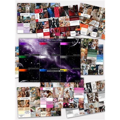 Карта желаний своими руками в тубусе «Любовь к себе», набор для творчества.