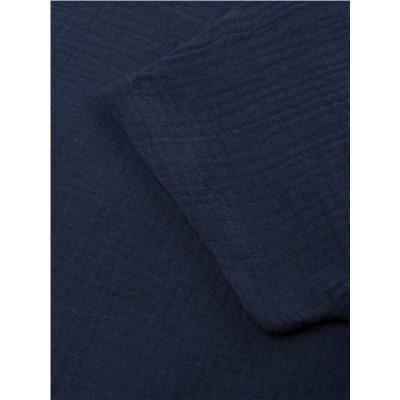 Рубашка Крошка Я «Муслин», рост 68, синяя