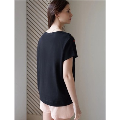 VILATTE Футболка D49.159