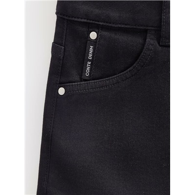 Mom Fit CONTE CON-665 Классические черные джинсы mom из eco-friendly денима