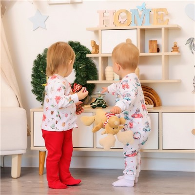 Кофточка детская MINAKU Winter, рост 80-86 см, белая