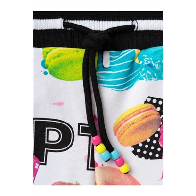 Комплект трикотажный для девочек: толстовка, брюки PLAYTODAY, 1240207