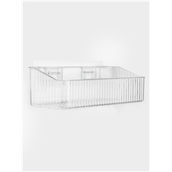 Полка для ванной настенная, прозрачная