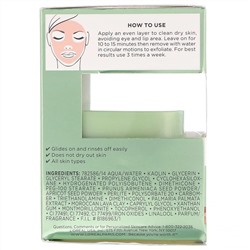 L'Oreal, Pure-Clay, отшелушивающая и сужающая поры маска, 3 натуральные глины + красные водоросли, 48 г (1,7 унции)