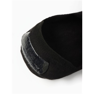 Носки-подследники с компрессией, размер 42-45, чёрные