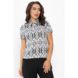 Поло Тренди (белое/узор) Б14094-10М