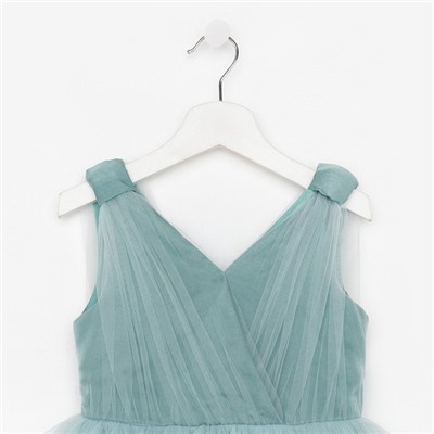 Платье нарядное для девочки KAFTAN, рост 98-104 см, цвет мятный