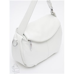 Сумка женская кожаная 0359C white Polina&Eiterou