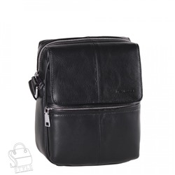 Сумка мужская кожаная 2082BSH black Heanbag