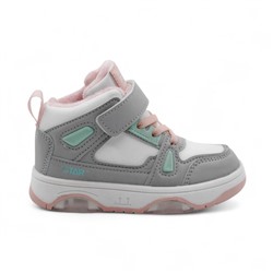 Кроссовки высокие демисезонные В7778-23 серые