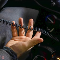 Кабель для зарядки Спираль iP, 2 м, 2.4А, быстрая зарядка, 3 цвета