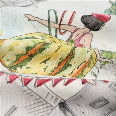 Набор салфеток «Этель» Circus show, 40×40 см - 4 шт., 100% хлопок., 190 г/м²