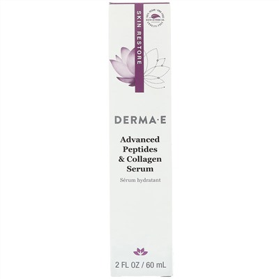 Derma E, Сыворотка Advanced Peptides & Collagen, 60 мл (2 жидких унции)