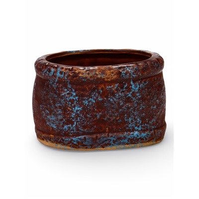 Декоративный горшок для цветов «Цветок», 8×10×10 см, керамический, Greengo