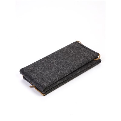 Когтеточка «Оптимат», 44×20×44 см, ковролиновая, трехсекционная, серая