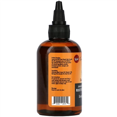 Sunny Isle, Jamaican Black Castor Oil, Root Repair Growth Oil, 4 fl oz