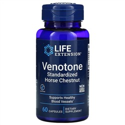 Life Extension, Venotone, стандартизированный экстракт конского каштана, 60 капсул