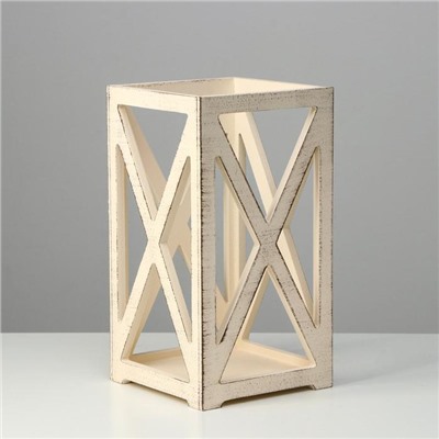 Подарочный ящик «Фонарь», 14×14×26 см, деревянный