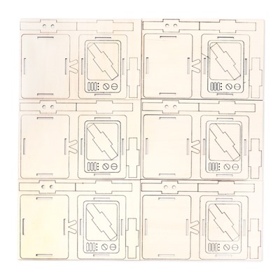 Набор для творчества «Ретро гирлянда», телевизоры, 6 основ