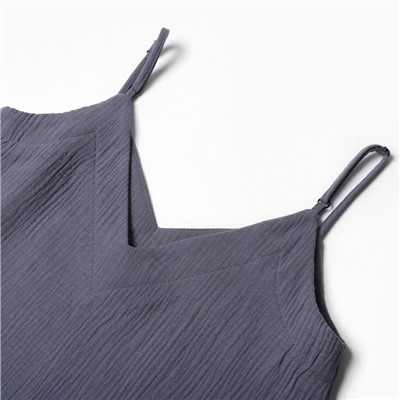 Пижама женская (майка, шорты) KAFTAN Basic, размер 40-42, синяя