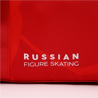 Сумка спортивная «RUSSIAN HOKEY», 47 x 28 x 24 см, цвет красный