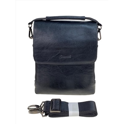 Мужская сумка планшет из натуральной кожи цвет черный