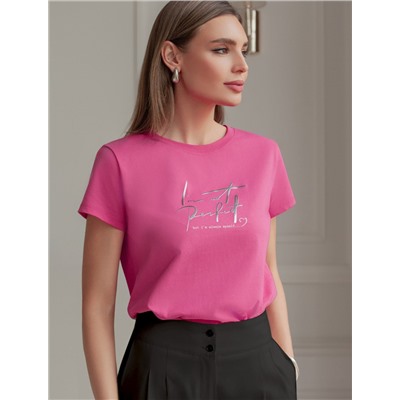 VILATTE Футболка D49.092