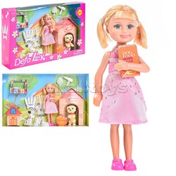 Кукла с домашними питомцами и аксессуарами