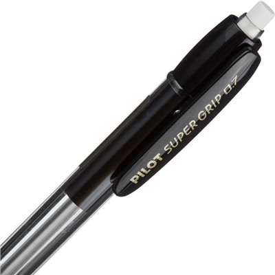 Карандаш механический Pilot Super Grip, 0.7 мм, резиновый упор, чёрный