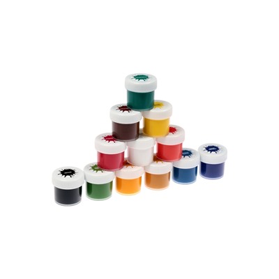 Гуашь 12 цветов × 20 мл «Классика»