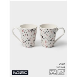 УЦЕНКА Набор кружек 2 шт. Magistro Terazzo" 350 мл 13×9.2×10.5 см