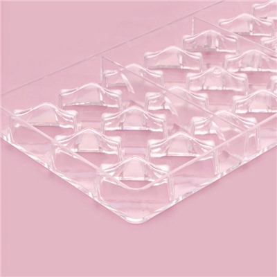 Форма для конфет и шоколада KONFINETTA «Плетёный батон», 27.5×17.5×2.5 см, 21 ячейка 3.5×1.5×1.5 см, прозрачная