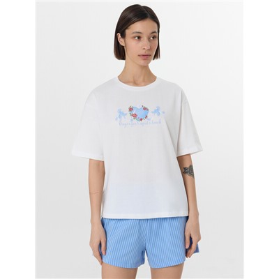 КОМПЛЕКТ ЖЕНСКИЙ (ДЖЕМПЕР, ШОРТЫ) 592591