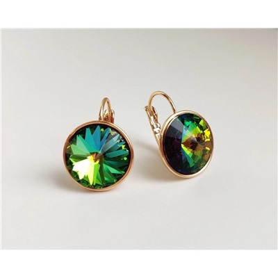 Серьги с кристаллами Swarovski