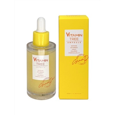 GRACE DAY - СЫВОРОТКА ДЛЯ ЛИЦА АМПУЛЬНАЯ С ЭКСТРАКТОМ ВИТАМИННОГО ДЕРЕВА VITAMIN TREE AMPOULE, 50 МЛ