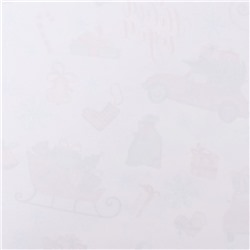 Бумага упаковочная новогодняя глянцевая «С Новым годом!», 70×100 см, 1 лист