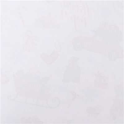 Бумага упаковочная новогодняя глянцевая «С Новым годом!», 70×100 см, 1 лист