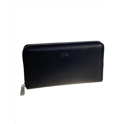 Клатч мужской из натуральной кожи, цвет черный