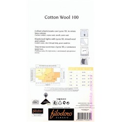 Колготки теплые, Filodoro classic, Cotton Wool 100
