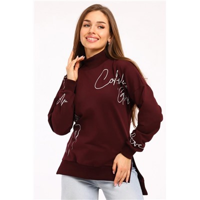 Толстовка женская 88526 (Бордовый)