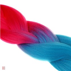 Канекалон для волос. Коса цветная, длина 60см